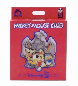 2025 Disney Parks Mickey Mouse Club 70 Years 70th Anniversary Jumbo Pin LE 1700 - Bild 1 von 4