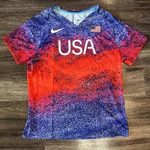 Nike Pro Elite Made In USA Olympics Track Field Shirt Mens Size Large FN9927-635 - Picture 1 of 6