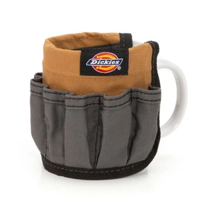 Desktop Mug Organizer 14 Pocket for Pens Tools Brushes Gray Tan Dickies 57012 - Picture 1 of 4