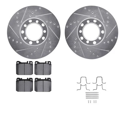 For Mercedes-Benz 280SE 79-80 Brake Kit Drilled & Slotted Front Brake Kit w Euro Foto 1 de 2