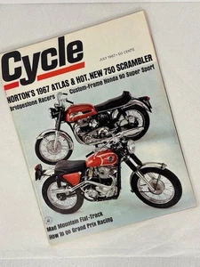 Vintage Cycle Magazine – July 1967 Norton Cover – VG / VG+ – Rare 60s Motorcycle - Bild 1 von 24