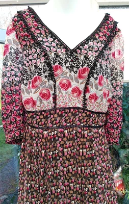 Beautiful Plus Size Maxi Occasions Flattering Dress Sz-26 - Image 1 of 4