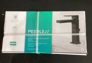 Peerless Bathroom Faucet Matte Black Xander P1519LF-BL-HA P11 - Picture 1 of 7