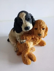 Springer Spaniel Sitting Puppies Ornament #90475 Tom & Tilly. Excellent Cond. - Picture 1 of 9