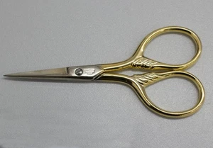 Premax Stickschere 90mm (3,5 Zoll) (Schneiderschere, Nähschere goldfarben) - Bild 1 von 1