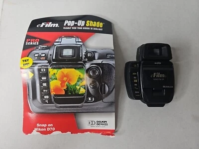Delkin Devices eFilm Digital SLR Pro Pop-Up Shade (Snap On) For Nikon D70 - Image 1 of 4