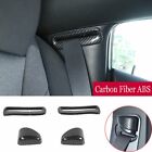 For Dodge Charger 2011-20 Carbon Fiber Abs Interior Seat Safety Belt Buckle Trim