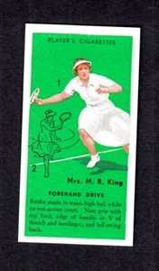 40029/ John Player & Sons – Tennis - No. 7 – Forehand Drive – Miss M.R. King - Bild 1 von 1