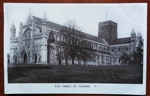 2 antike Ansichtskarten der Abtei St Albans eine verschickt 1912 - Bild 1 von 2