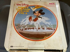 RCA Sound/Video Walt Disney presents DISNEY CARTOON PARADE Volume 4 on Video CED - Picture 1 of 2