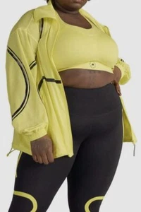 $290 Adidas by Stella McCartney Women's Yellow Training Jacket Coat Size XS - Picture 1 of 5