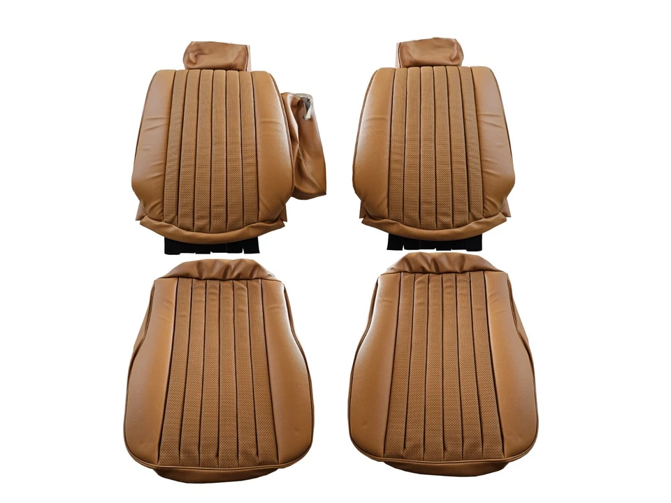 Fundas de asiento de vinilo de bambú para Mercedes-Benz R107 1980-85 380SL Foto 1 de 3