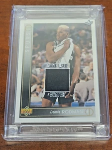 Dennis Rodman - 2022 Jersey Fusion - 1993-94 UD Game Used Warm-Up Suit Swatch - Picture 1 of 2