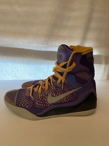 Nike Kobe 9 Elite Showtime “Team Collection” Lakers (630847-500) Sze 9 Purple - Picture 1 of 13