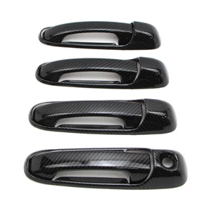 For Chrysler Aspen 07-10 Mitsu Raider 06-09 Door Handle Cover Carbon Fiber Style - Bild 1 von 6