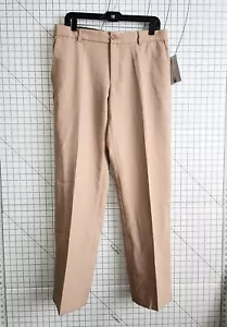 Khaki Dress Pants Geoffrey Beene Men's STYLE: 6PGBOPFF COLOR Size 34x32 NEW - Picture 1 of 9
