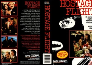 HOSTAGE FLIGHT - Ned Beatty & Dee Wallace -VHS -PAL -As new -Critic Review tape - Foto 1 di 3