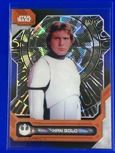 Han Solo Star Wars A New Hope Gold 45/50 Topps Star Wars High Tek 2024 #47 - Foto 1 di 3