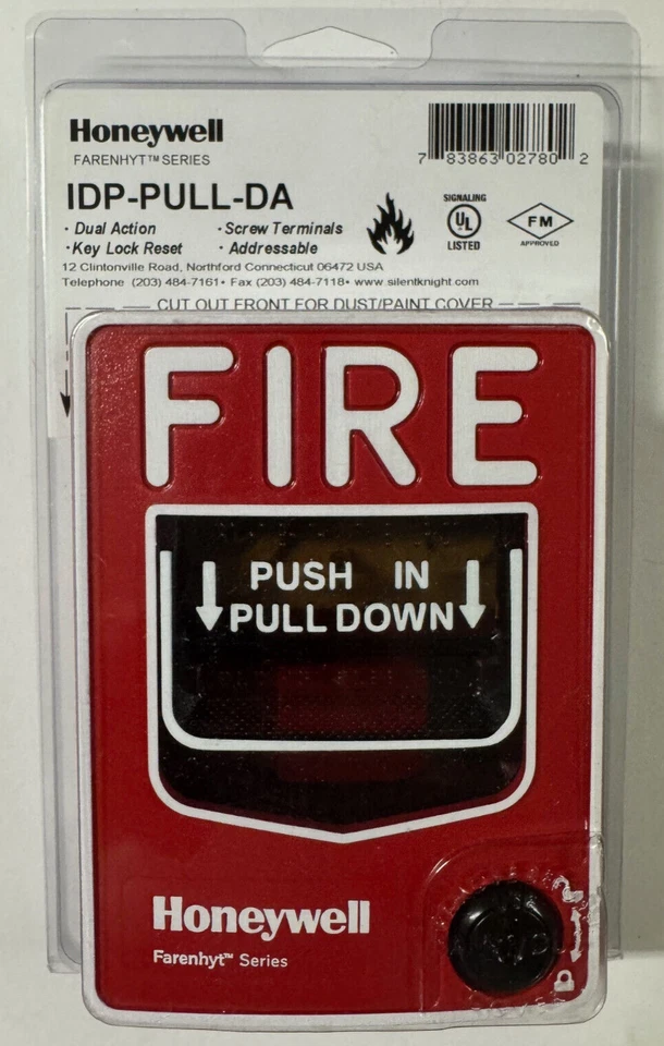 Silent Knight IDP-PULL-DA ADDRESSABLE DUAL-ACTION MANUAL PULL STATION (NEW)