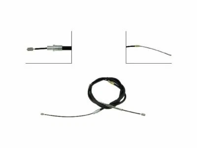For 1996-2000 GMC K3500 Parking Brake Cable Rear Left Dorman 87812CD 1997 1998 - Image 1 of 2