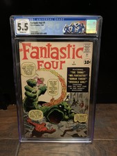 Fantastic Four #1 CGC 5.5 Marvel 1961 (1st app.) 3798264001