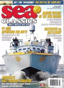 Sea Classics julio 2017 Virgo Bay Battle USS Bream Australia PT-305 HMS Spitfire - Imagen 1 de 13