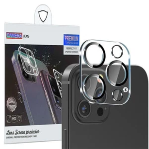 Cubierta protectora de lente de cámara de metal de vidrio templado para iPhone 16 15 Plus Pro Max - Imagen 1 de 13