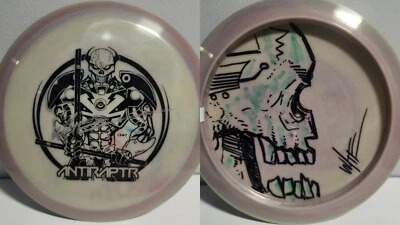 Discmania S-Line CD3 OOP Anti Raptor LSWT Art Work COA Demon Skull Disc Golf NEW - Image 1 of 4
