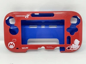 Nintendo Wii U Mario Kart 8 Gamepad Protector Estuche Rígido Cubierta Azul Rojo - Imagen 1 de 7