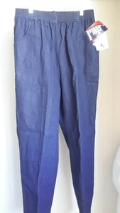 Vintage CASCADE BLUES Size 20W Mom Jeans Elastic Waist Cotton Pockets Blue NWT - Picture 1 of 12