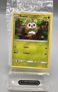 Pokemon TCG - Rowlet 1/12 (Excellent Condition) - Promo Card - Still Sealed - Picture 1 of 3