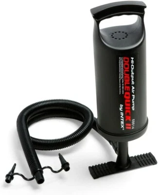 Intex Double Quick High Output Hand Pump Swimming Pools Inflatables 29cm - Image 1 of 3