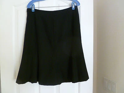 Falda mujer, negra, 100% lana, talla 6 Foto 1 de 4