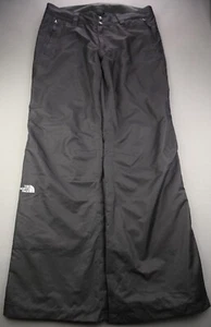Women's North Face Snow Pants Hyvent Black Skiing Snowboarding Size Large Long - Picture 1 of 10