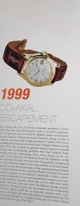Omega De Ville Reloj Revista Imagen Anuncio Artículo Publicidad Impresión Regalo - Imagen 1 de 1