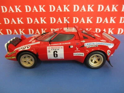 Die cast 1/18 Modellino Auto Lancia Stratos Rally Tour de Corse 1975 B. Darniche - Immagine 1 di 4