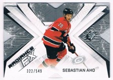 2022-23 SPX RADIANCE FX SEBASTIAN AHO 322/549 CAROLINA HURRICANES #RFX-26