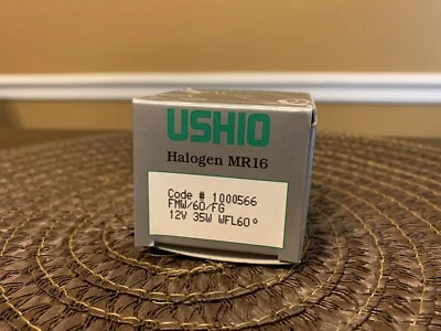 Ushio MR16 LAMP FMW/60/FG  12V 35W WFL - Image 1 of 3