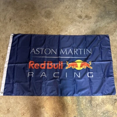 Red Bull Aston Martin F1 Flag  - Image 1 of 2