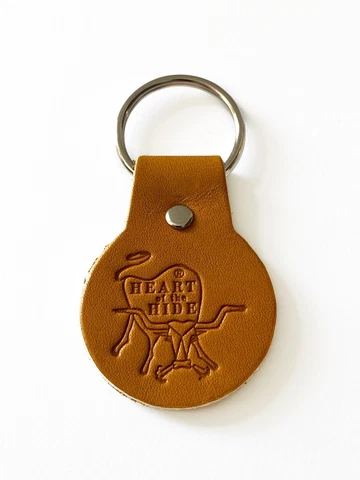 Rawlings Heart of the Hide Leather Key Chain Key Ring Keychain - Light Brown Cover