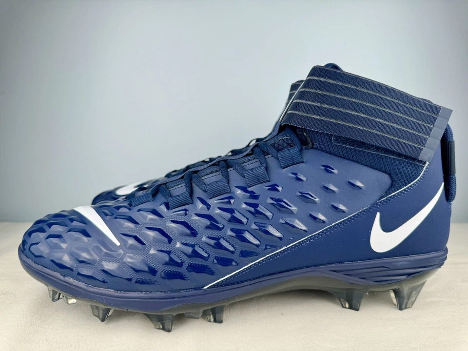 Nike Force Savage Pro 2 Football Cleats Navy White Size Mens Size 16 - Image 1 of 4