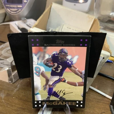 2007 Topps #54 Willis McGahee Baltimore Ravens - Image 1 of 2