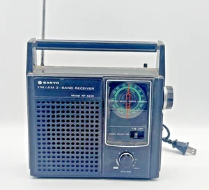 Sanyo Portable FM/AM 2-Band Receiver Model RP 5225 Emergency Radio WORKS - Picture 1 of 6