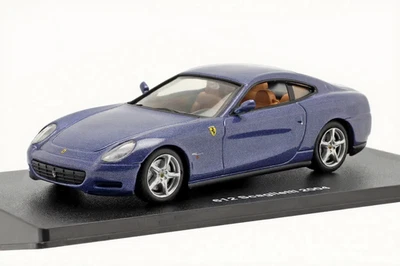 2004 Ferrari 612 Scaglietti - Metallic Blue - 1/43 Diecast Model Car IXO Altaya - Image 1 of 4