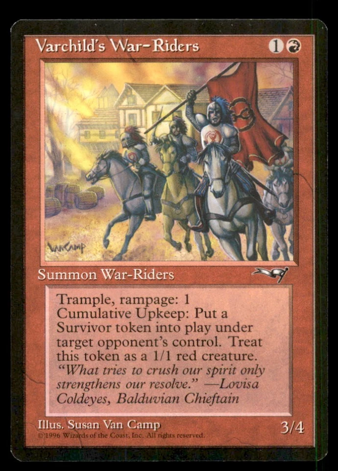 MTG Varchild's War-Riders LP Light Play Alliances [5252] - Image 1 of 1