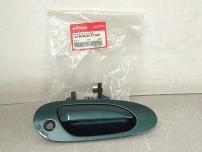 Nueva manija de puerta exterior derecha Honda genuina 2001-2003 Acura CL verde G508P derecha OEM Foto 1 de 4