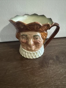 Taza crema vintage Royal Doulton Old King Cole Toby "A" sello 3"" de alto - Imagen 1 de 9