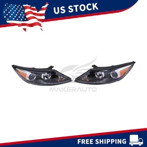 Headlight Assembly For 2013-2016 KIA Sportage Driver +Passenger Side Set 2pcs - Foto 1 di 11