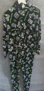 The Pyjama Factory 15 -16 Year Paused My Game To Be Here Fleece Gaming Sleepsuit - Picture 1 of 10