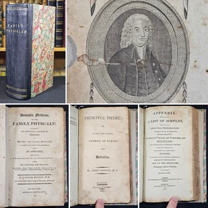 1812 BURSLEM IMPRINT Domestic Medicine Or the Family Physician William Buchan - Picture 1 of 21